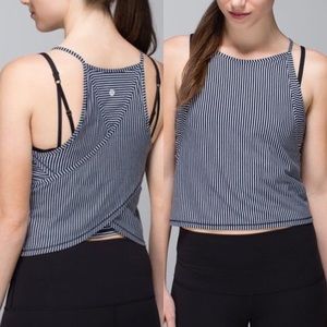 Lululemon Striped Vita Loca Tank Top